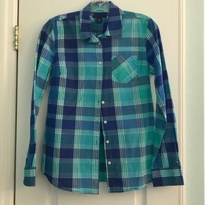 Teal/Blue Tommy Hilfiger button down